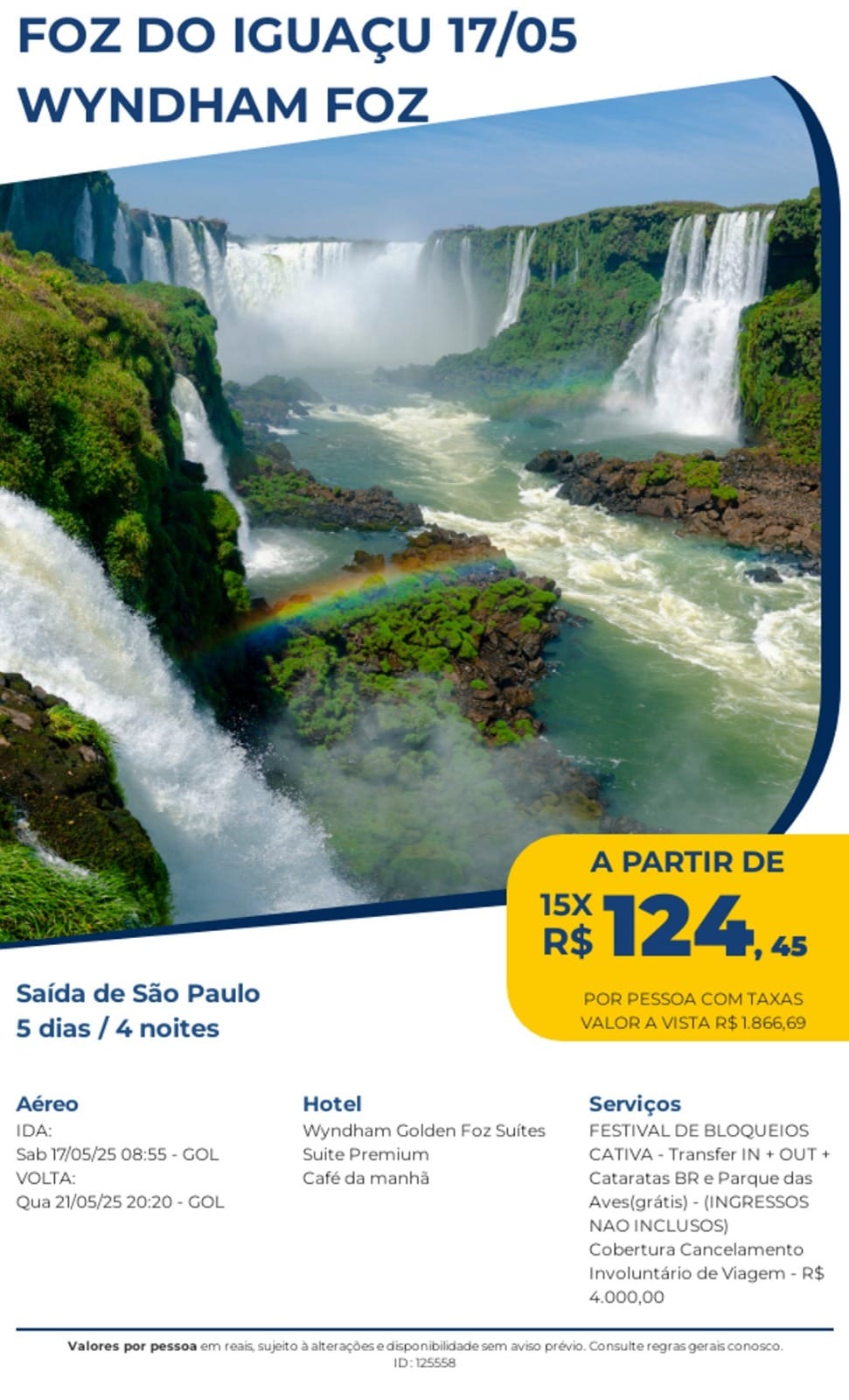 Foz do Iguaçu 17/05 Wyndham Foz